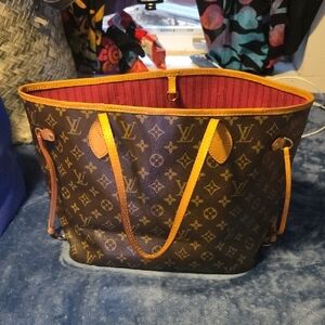 Louis Vuitton Brown Monogram Tote Bag